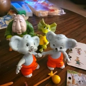 Vintage Blinky Bill set of all 11 characters Cards and tools.Rare 1990's find